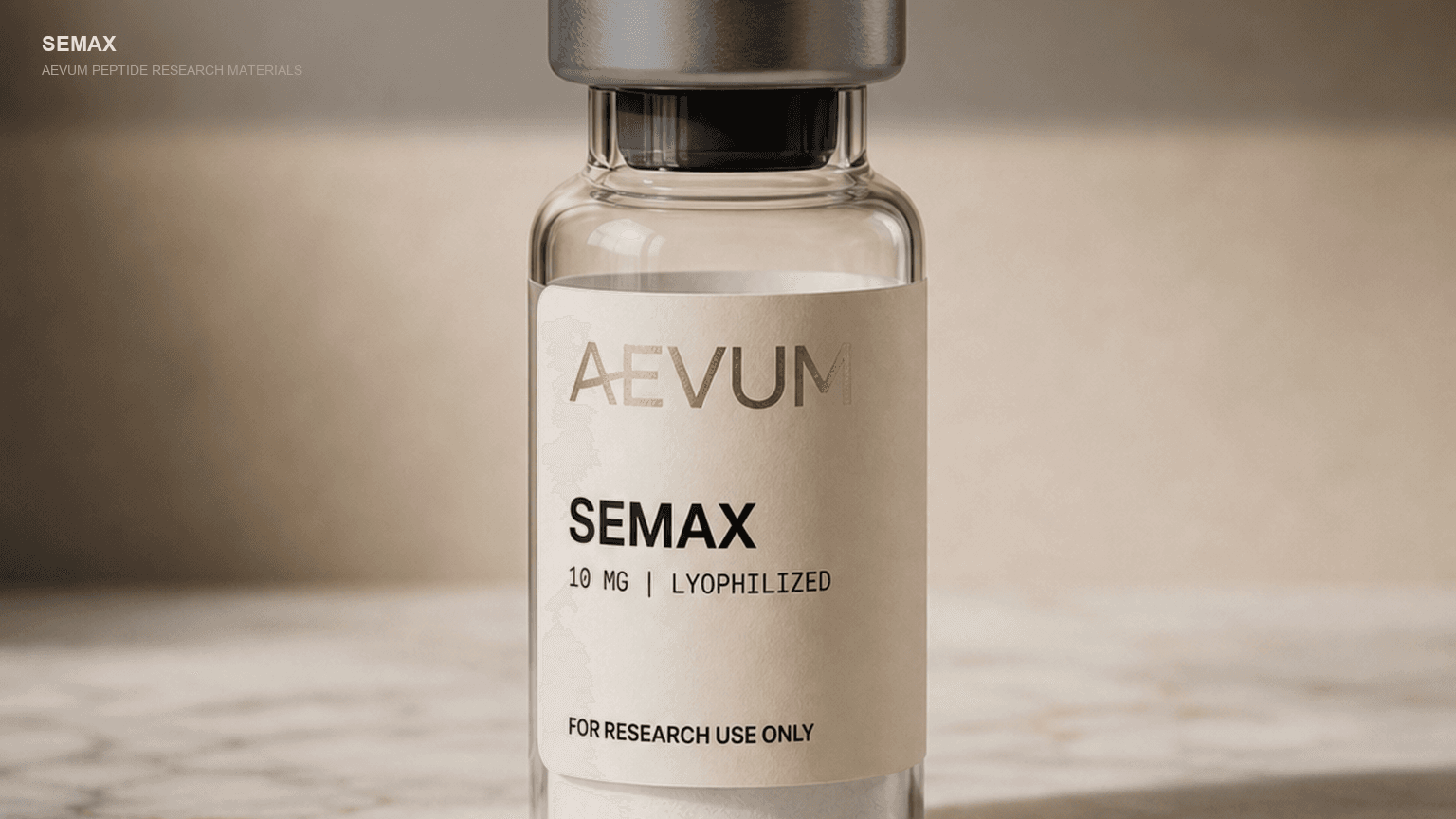 AEVUM VII Semax branded research vial